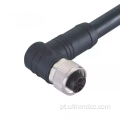 Cabo circular reto M12 Sensor Electrical Wire Connector